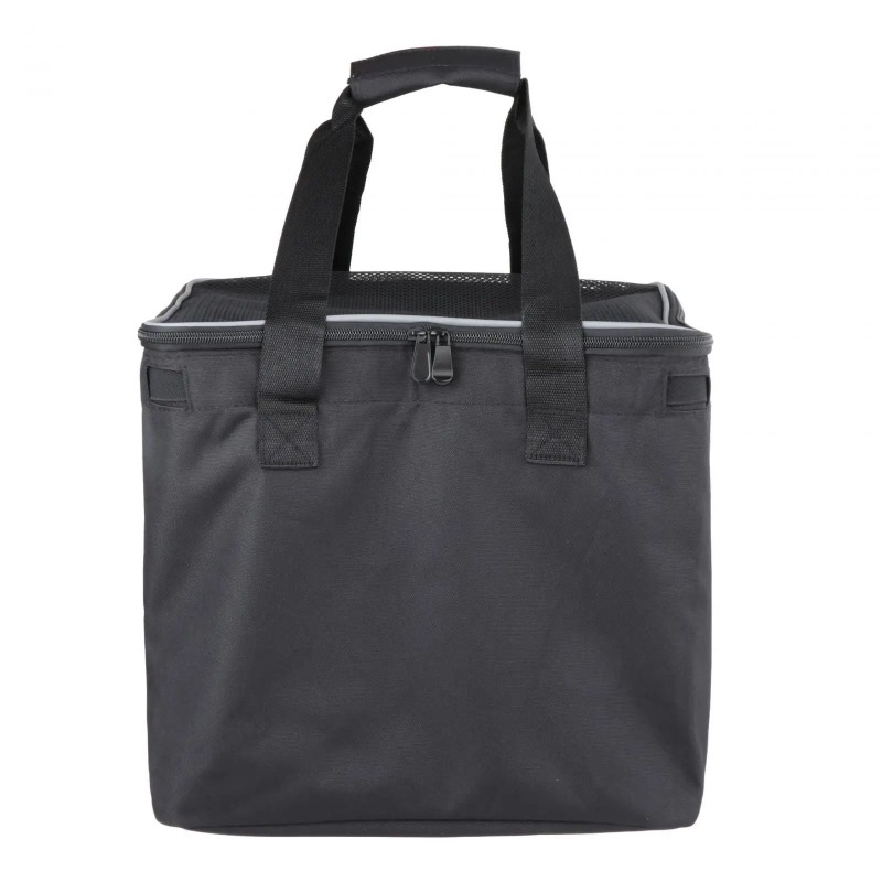 Tennisball-Wagen-Tasche für 160 Bälle, große Ballkapazität, Aufbewahrungstasche aus Oxford-Stoff, schwarz, kompakter Tennisballkorb für Höhle Unterricht