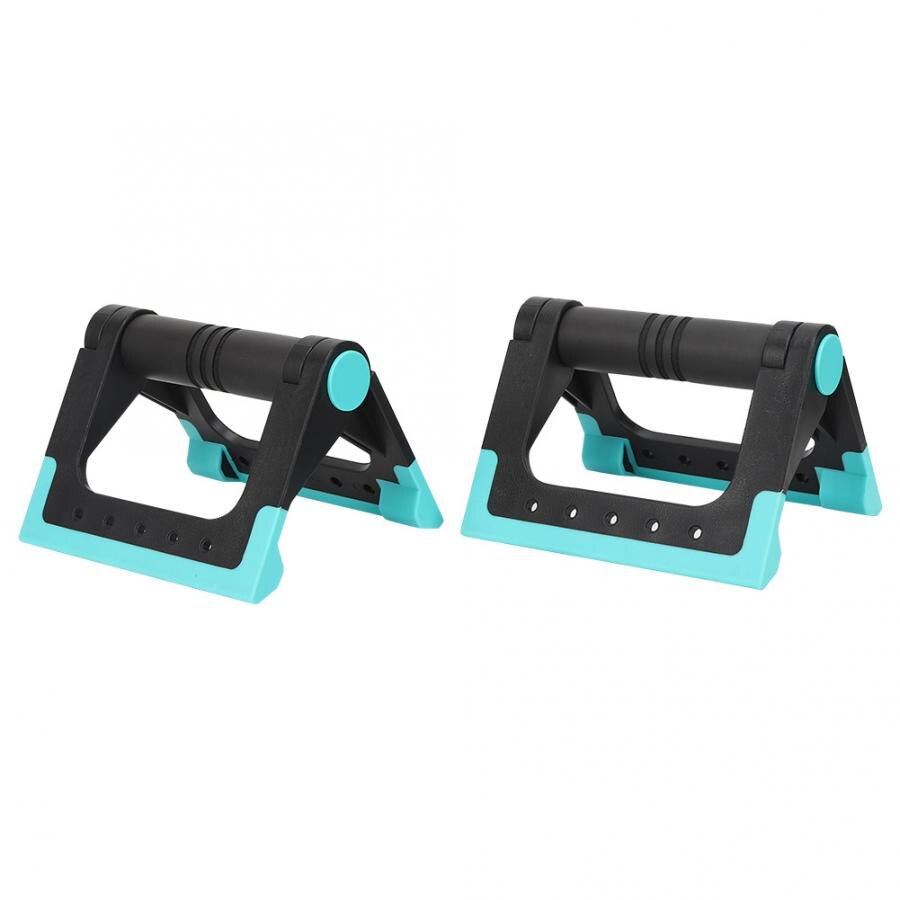 2pcs Portable Push Up Bracket Stand Stainless Steel Anti-slip Push Up Fitness Bars Abdominal Trainer Fitness Training Equipment