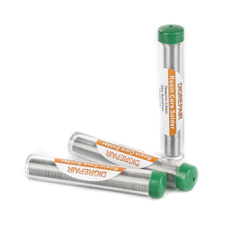 Pluma de hilo de estaño portátil de 0,6/0,8/1 MM alambre de soldar plateado para herramientas de reparación de instrumentos de teléfono móvil herramienta de alambre de soldadura de estaño
