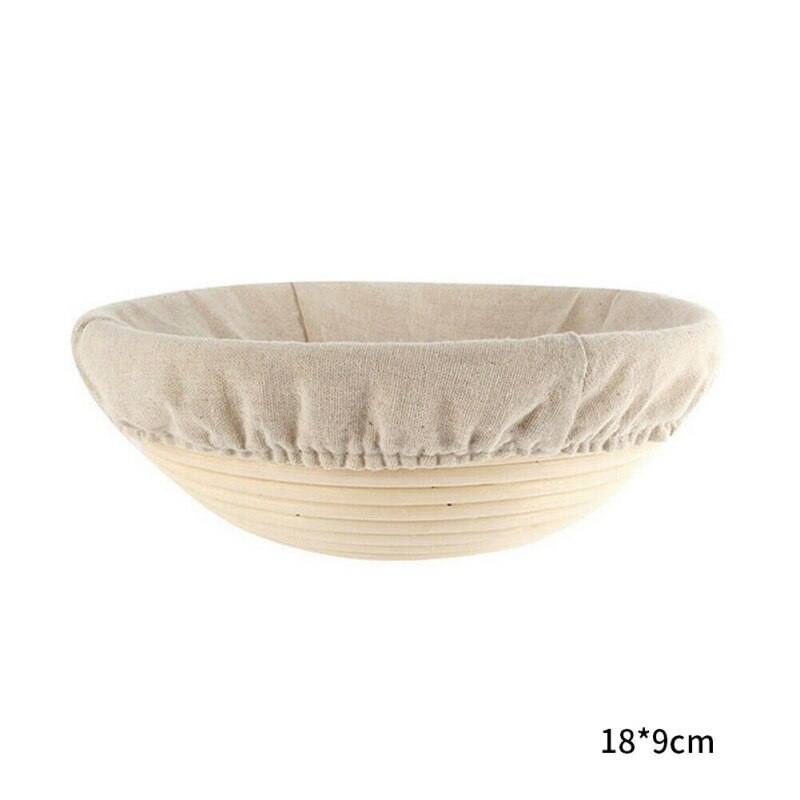 Various Shapes Fermentation Rattan Basket Bread Baguette Dough Baskets Baking Dough Basket Baking Storage Basket: 18 x 9