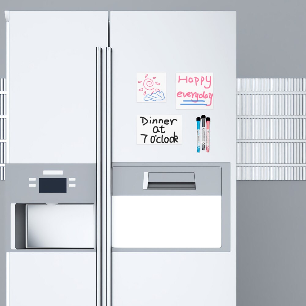 5*5 inch Erasable Magnetic Whiteboard Drawing Fridge Stickers for School Message Boards writing board Office Bulletin Door Board