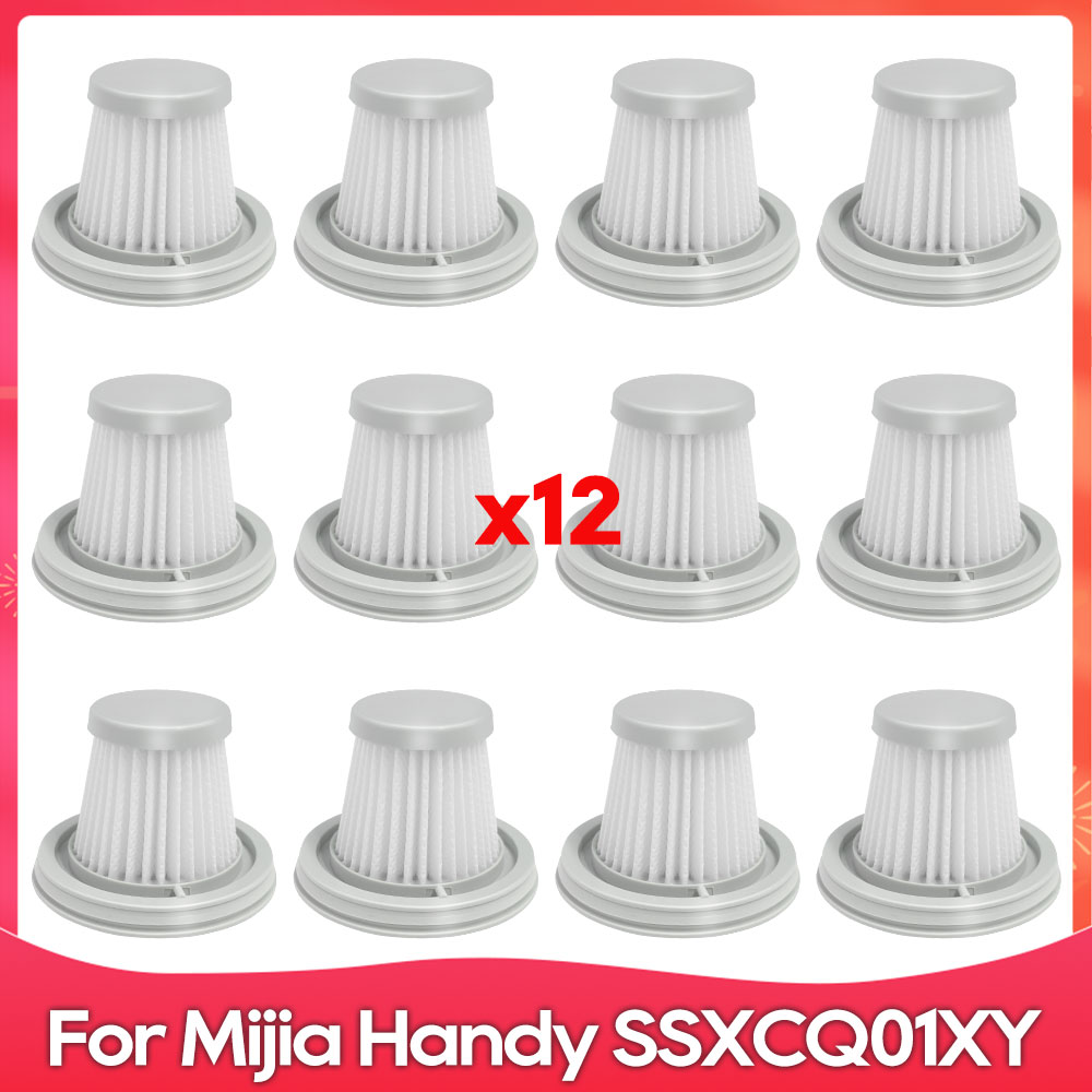 Fit For ( Xiaomi Mijia SSXCQ01XY ) Hepa Filter Accessory Spare Part Home Car Mini Handy Vacuum Cleaner Replacement: Dark Khaki