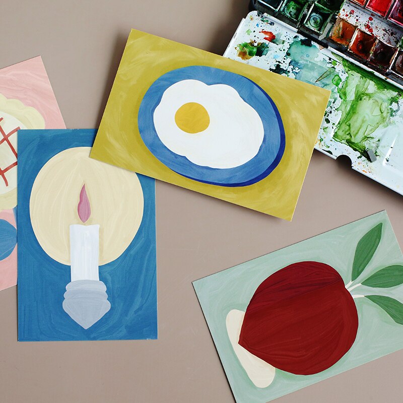 30 Sheets/Set The Warm Art Museum Postcard Greeting Card Message Card Birthday Card
