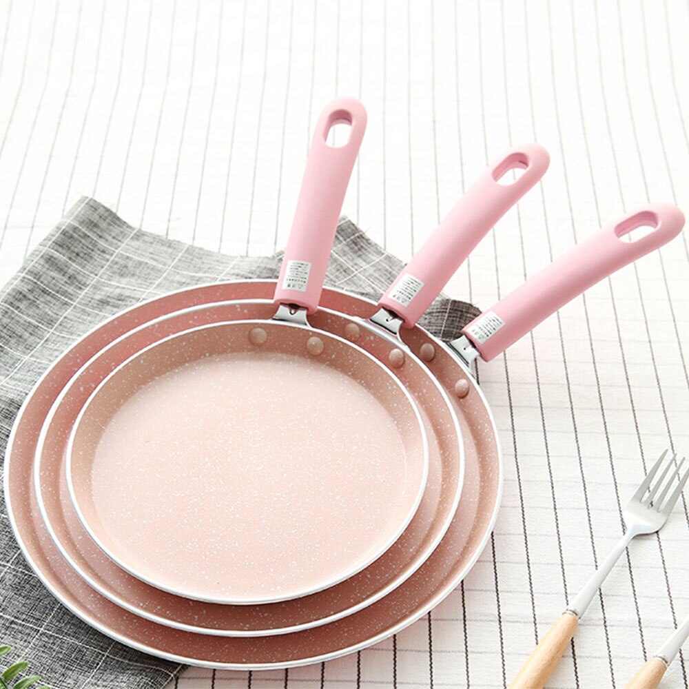 Non-stick Copper Frying Pan with Ceramic Coating Induction Cooking Dishwasher Safe Pan Pizza Pancake Gas Cooker Pans