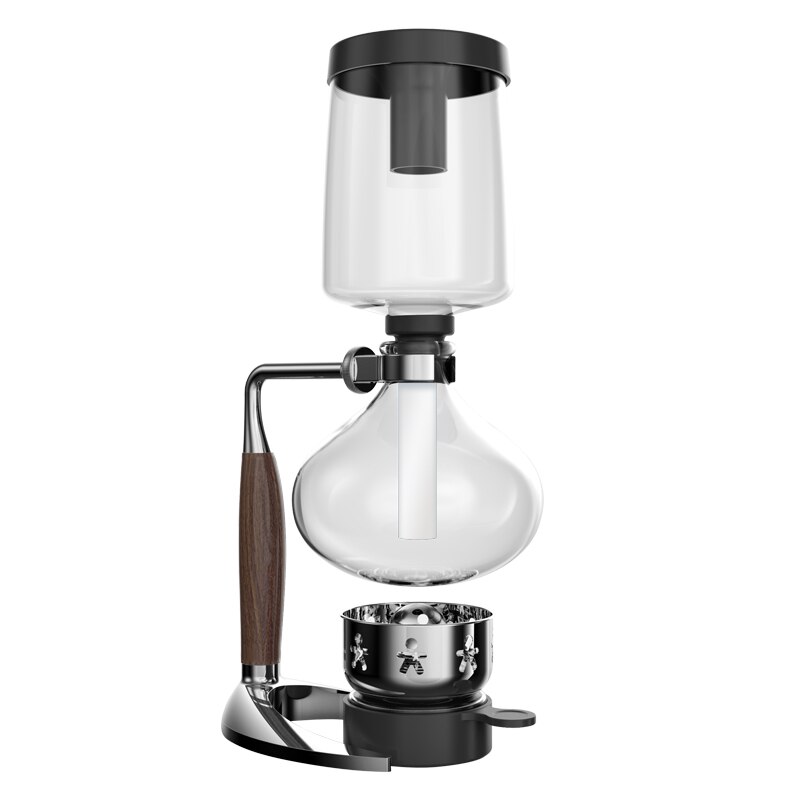 3/5 Cups Syphon Pots Coffee Kettle pot Set Filter Syphon Coffee Maker Tea Siphon Heat-Resistant Household Pot
