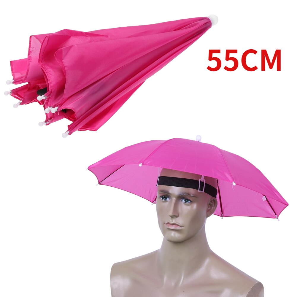 Outdoor Opvouwbare Hoofd Paraplu Hoed Zon Cap Anti-Regen Anti-Zon Vissen Golf Fietsen Wandelen Camping Schaduw paraplu Hoed