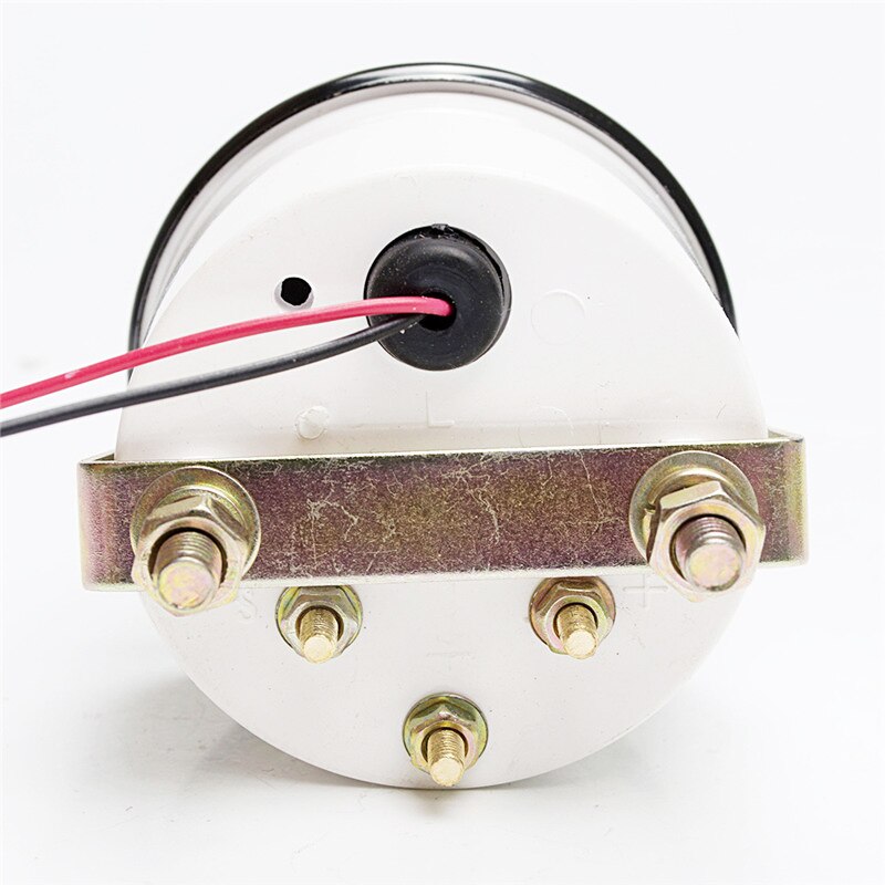 2" 52mm Fuel Float Level Gauge Car Meter With Fuel Float Sensor E-1/2-F Pointer White LED Light DC 12V Automotive Gauges