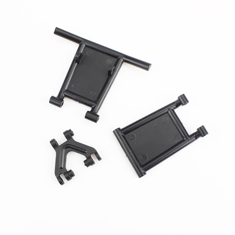 Pour Wltoys 124018 1/12 RC voiture mise à niveau pièces RC voiture avant et arrière pare-chocs Anti-Collision barre accessoires de rechange: Default Title