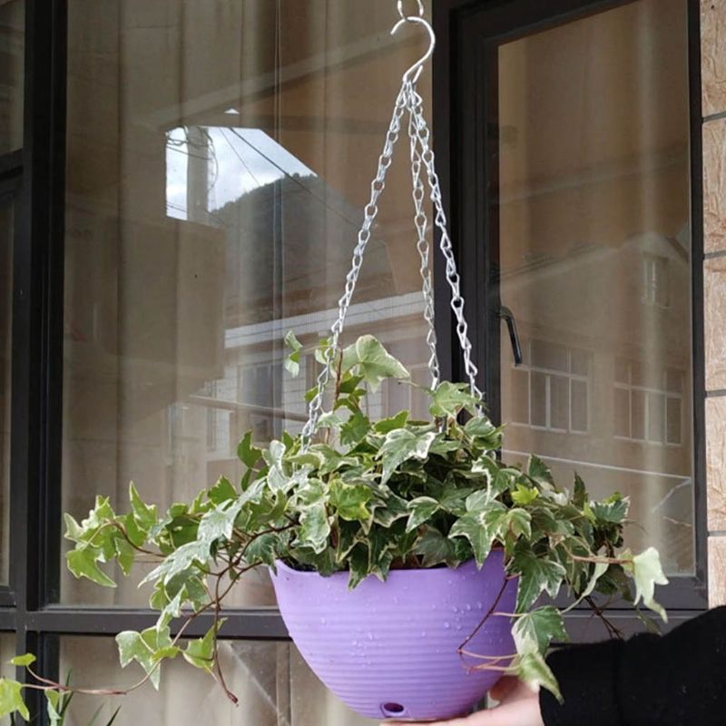 Lifting Hanging Orchid Pot Hook Plant Retractable Hanger Flower Basket 667A