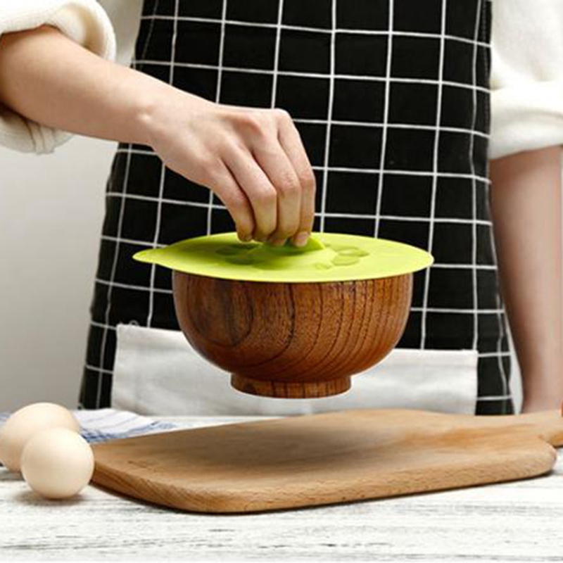 5 Stks/set Huishoudelijke Herbruikbare Food Grade Siliconen Kom Afdichting Deksel Hittebestendig Pot Cover Vers Houden Gadget Keuken accessoires