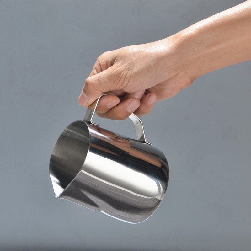 100ml-1500ml Stainless Steel Milk Frother Pot Pull... – Grandado