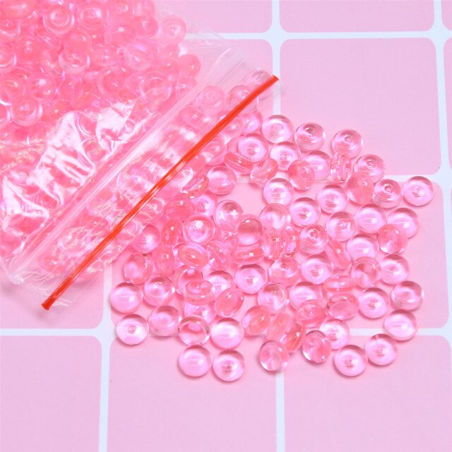 Colorful Addition Fishbowl Beads For Slime Balls Charms Supplies Slimes Accessories Craft Putty Diy Filler Toys For Children: 30g Pink