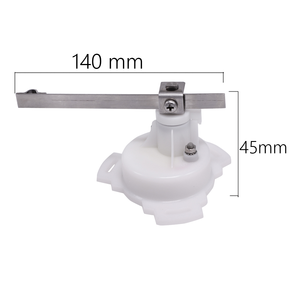 Indicador de ángulo de timón de plástico, Sensor de ángulo de 12v/24v CC apto para medidor de ángulo de timón