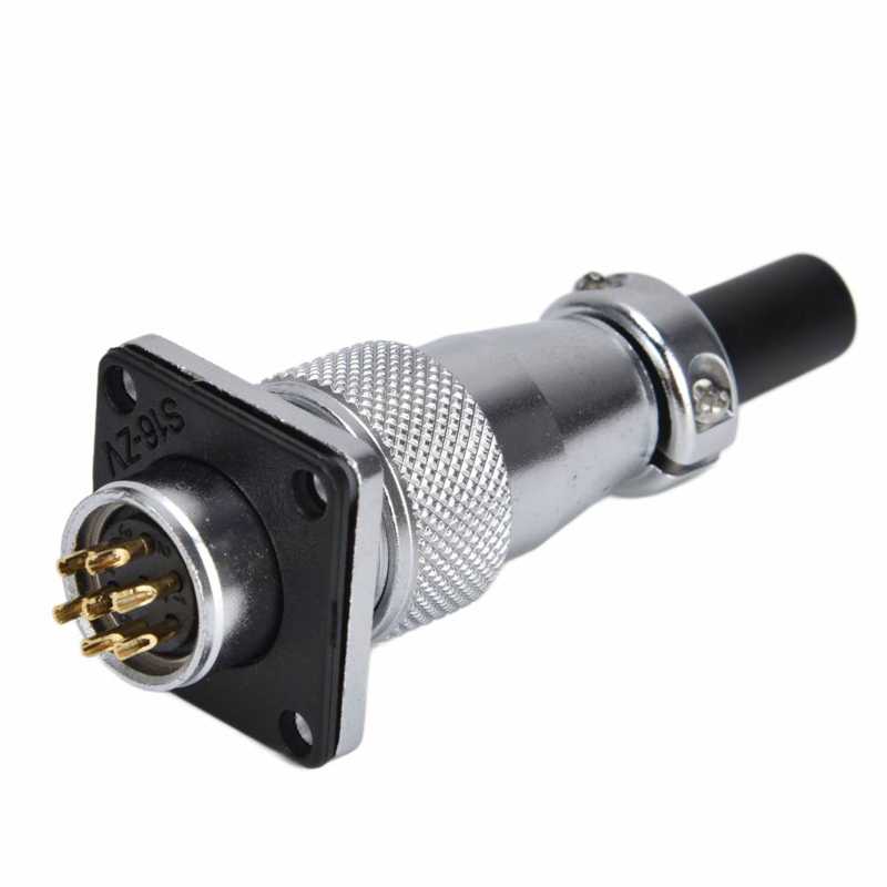 Aviation Plug Socket Connector High Strength High Temperature Resistance Male Plug Female Socket Connector for Industrial Needs