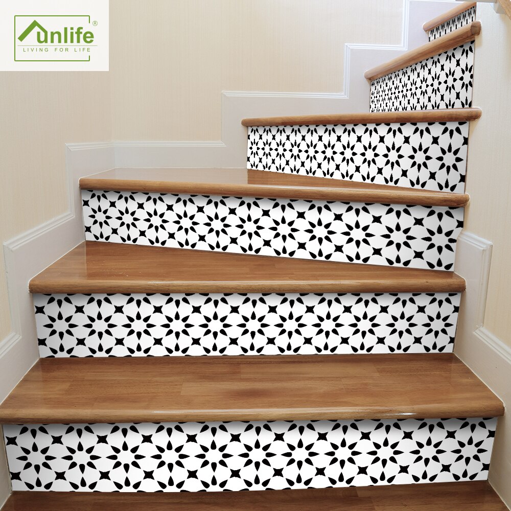 Funlife®Trap Stickers Muur Vloer Waterdicht Diy Pvc Te Schoon Keuken Stairway Peel &amp; Stick Olie Proof Badkamer Verwijderbare