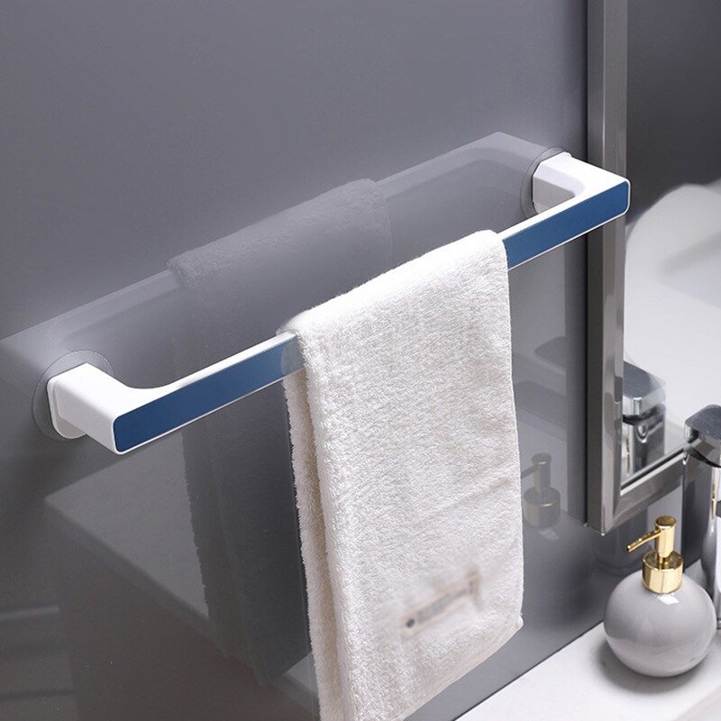 Badkamer Handdoek Opbergrek Muur Gemonteerde Badkamer Haak Gratis Geperforeerde Rag Opknoping Houder Keuken Doekjes Opknoping Gadgets: Donker Kaki