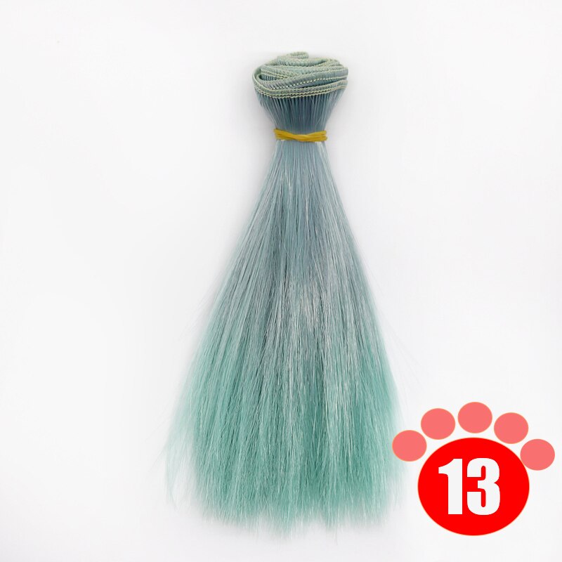 Msiredoll bjd wig Accessories 1piece 15*100CM or 25*100CM doll hair for 1/3 1/4 1/6 straight hair bjd wig diy: colour 013 / 15