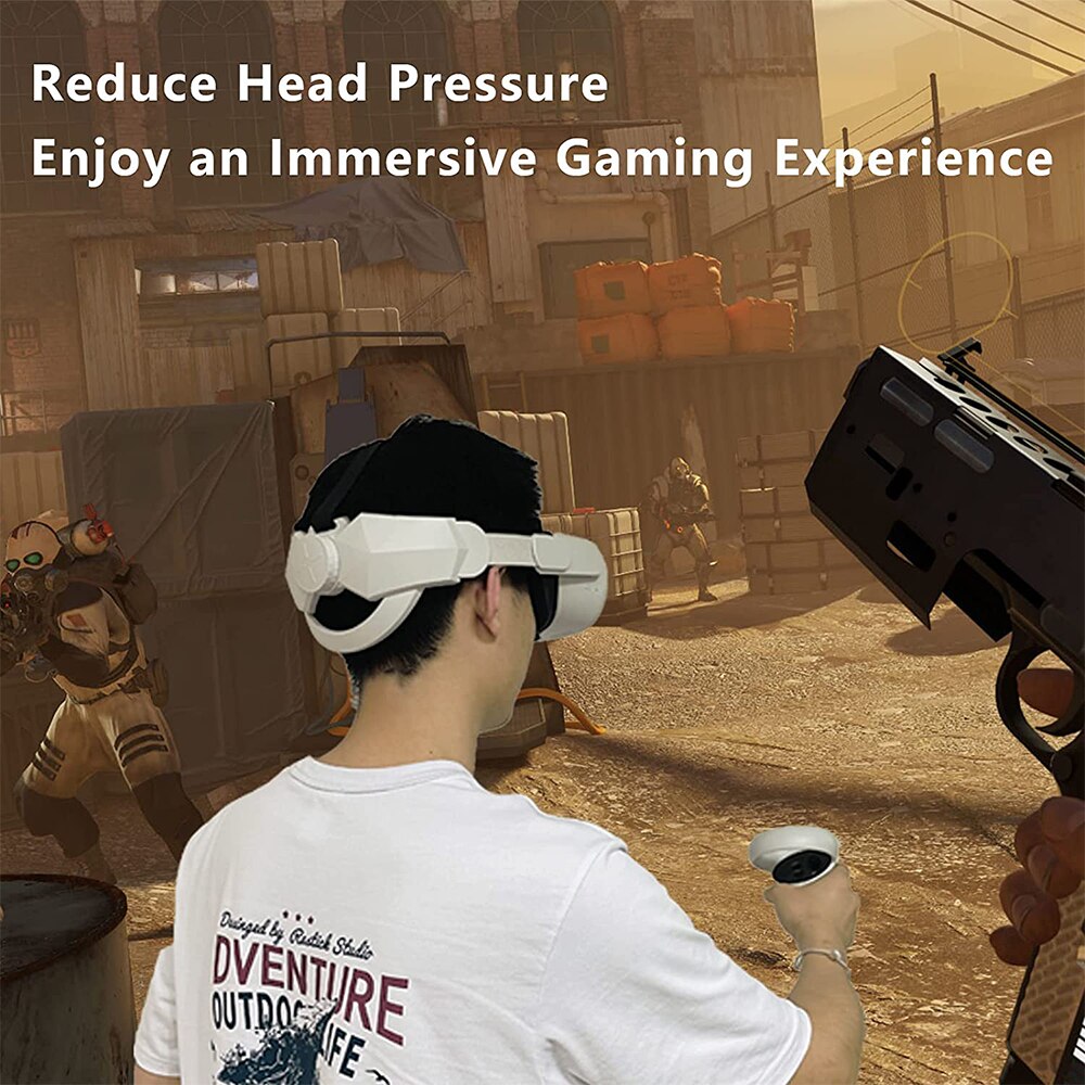 For Oculus Quest 2 Halo Strap Adjustable VR Increase Supporting Force Improve Comfort Elite Strap For Oculus Quest 2 Accessories