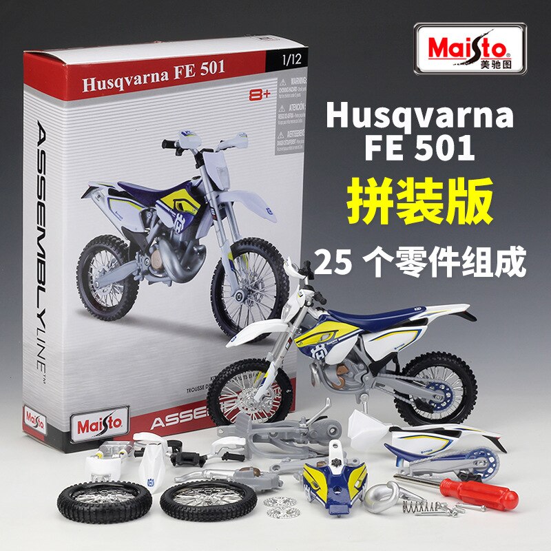 Maisto 1:12 Kawasaki Sei Occhio ZX 14R pin zhuang ban Modello di Moto Autostrada Locomotiva Modello Giocattolo Regalo: 39177 Husqvarna hu si Wana Fe 501