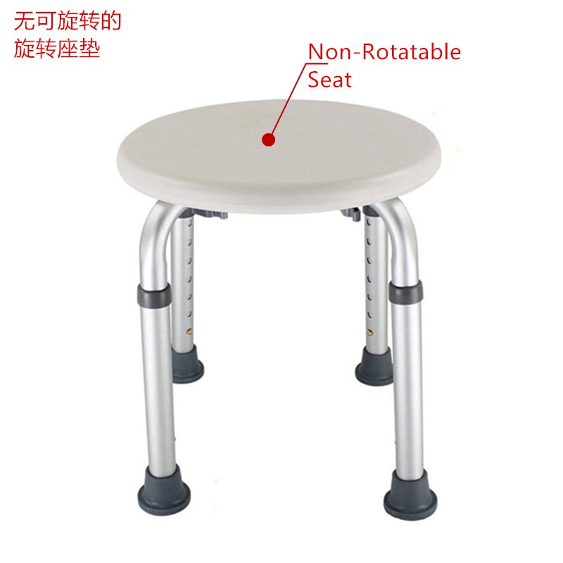 ALWAYSME 360 Grad Einstellbar Rotierenden Dusche Stuhl Hocker Badewanne Stuhl Badewanne Sitzbank Mit Anti-Unterhose Gummi Tipps: Nein drehbar Sitz