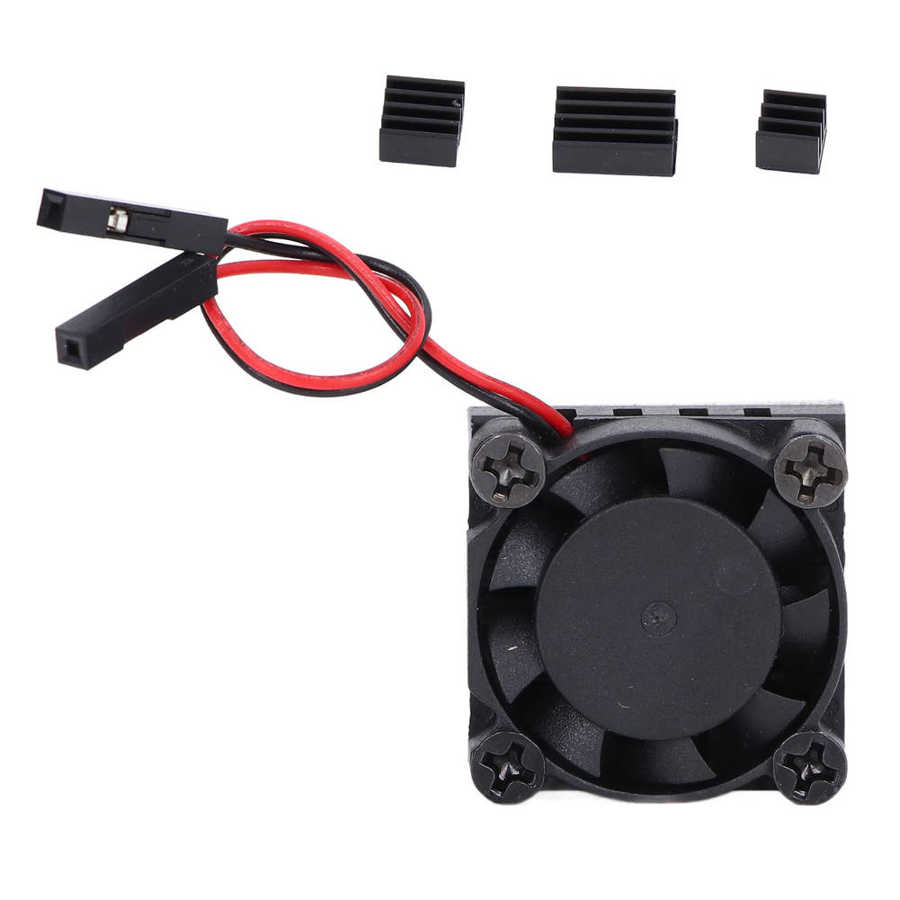 Heat Dissipation Fan Low Noise Cooling Block Fans Kit for Raspberry Pi 4B Electronics Cooling Fan
