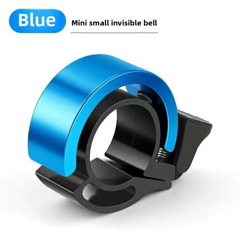 Sonnette de vélo 22mm de diamètre du guidon VTT vélo de route cloche de vélo en alliage d'aluminium lame 90 décibel anneau de direction de vélo: Rouge