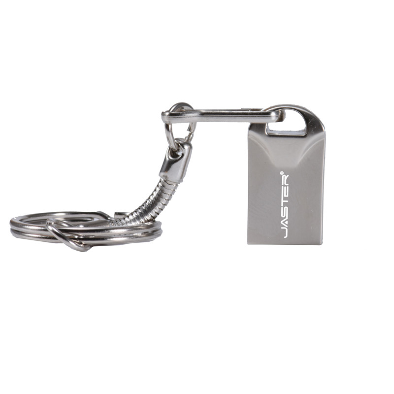JASTER USB 2.0 style metal Memory stick USB flash stick drive 4GB 16GB 32GB 64GB pen drive u disk customer logo: Silver / 1GB