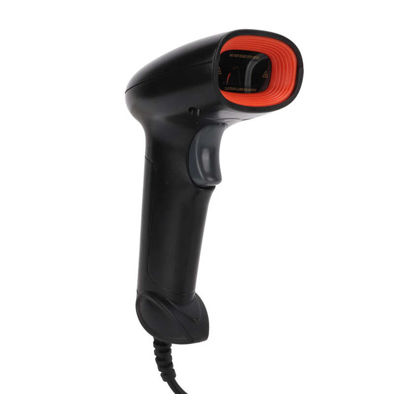 Barcode Scanners Good Compatibility Impact Resistant Barcode Scan Gun Handheld USB Durable for Supermarket for Store