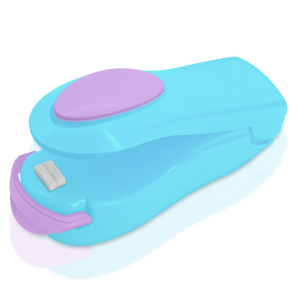 Mini Heat Sealing Machine Sealer Portable Plastic Bags Clip Heat Sealing Tools Food Packaging Storage Supplies Kitchen Utensils: Blue
