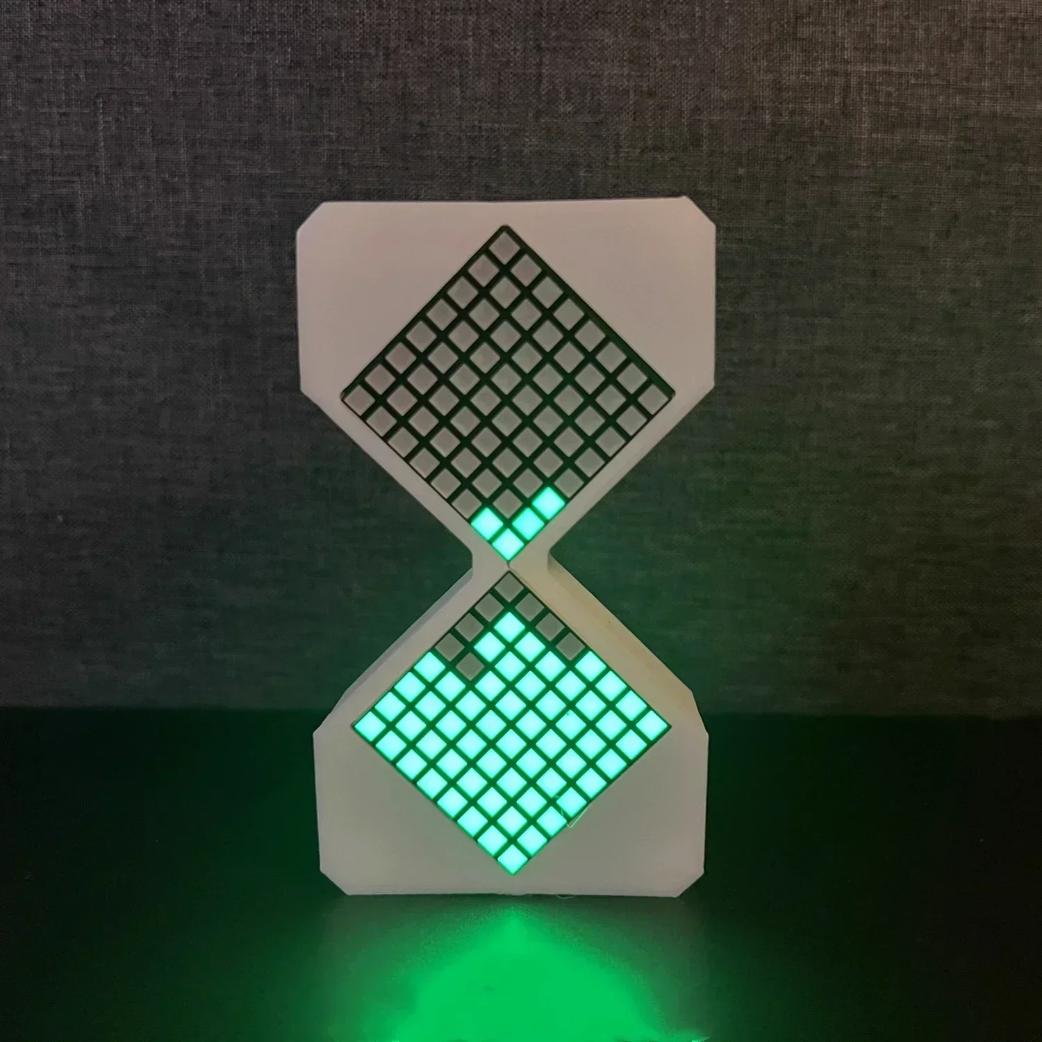 Electronic Hourglass Clock DIY Desktop Ornaments Gravity Sensing Black Technology Electronic Watch Clock Boy Girl Children: Bundle3