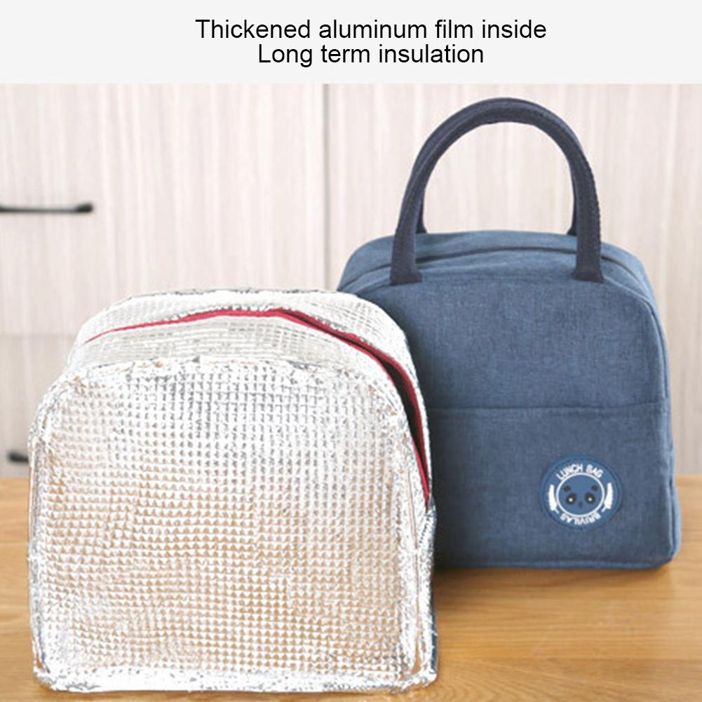 Isolierte Lunchtasche, Isolierung, Bento-Pack, Aluminiumfolie, Reistasche, Essensbeutel, Eisbeutel, Studenten-Bento-Mittagessen-Handtasche, Isolierung