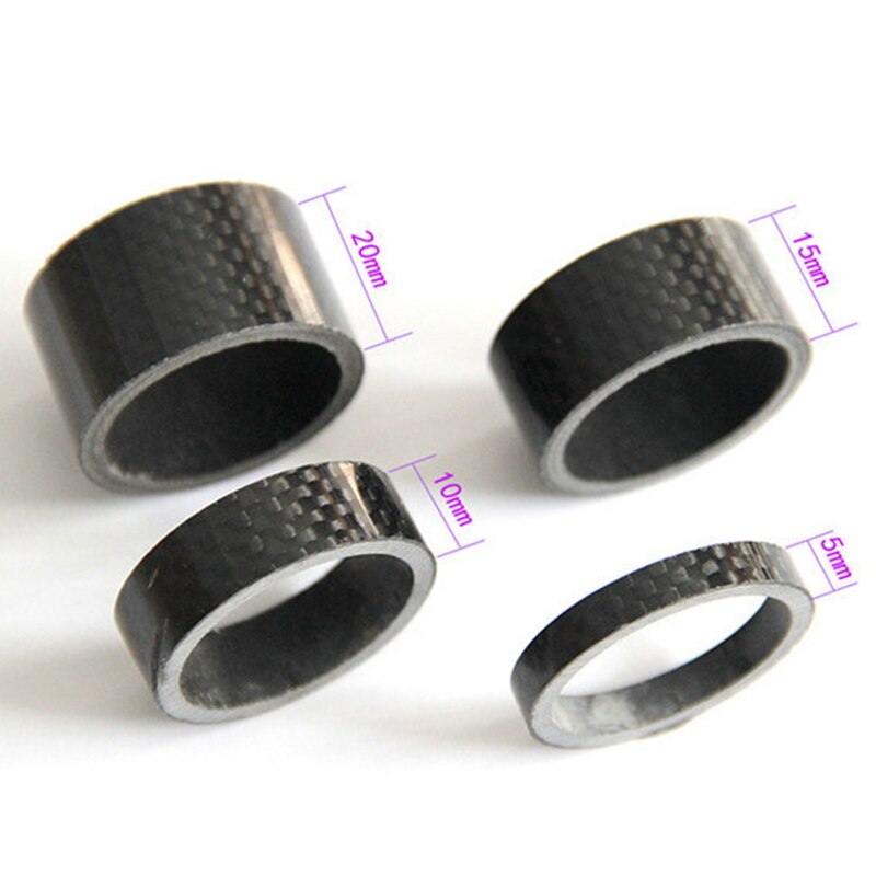 4 st cykel full kolfiber 28.6mm kolfiber packning ihåliga ultralätta hörlursdelar mountainbike packning torr packning