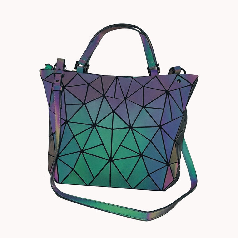 bolso de diamante de YOUSE, bolso de cubo salvaje luminoso para verano, conjunto de tres piezas