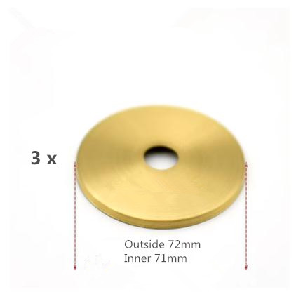 M10 See Durcheinander Gefaltet Runde Kappe Glas Keramik Mund Kappe Hohl Rohr Abdichtung Runde Blatt Beleuchtung Zubehör DIY Lampenschirm Abdeckung: Elfenbein