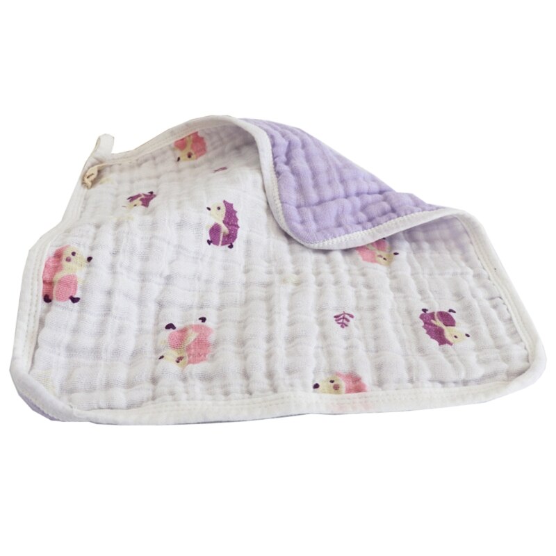 Baby Towel Cotton Square Muslin Baby Towels 6 Layers Water Washing Handkerchief Newborn Baby Nursing Towel 30*30cm: 3