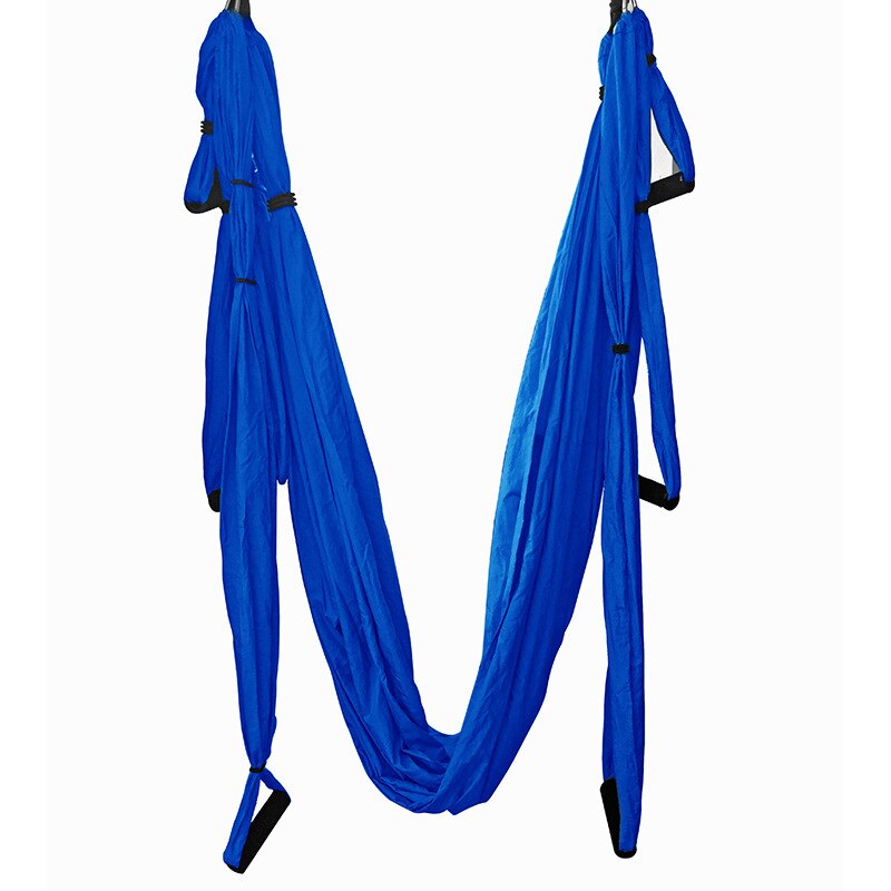 Yoga Hängmatta Anti-gravitation - Luft-yoga Gunga - För Gym och Utomhus - Elastisk Dekompression: Safir