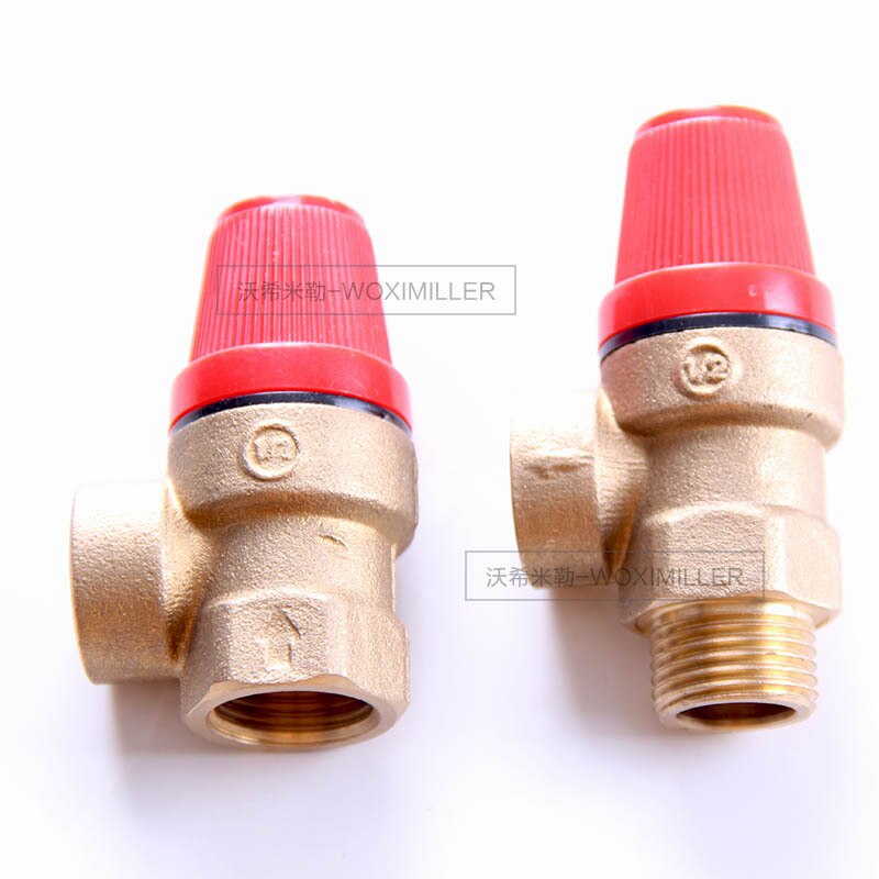 1pc dn15 3 bar 5 bar 6 bar 8 bar 13 bar messing vinkeltype sikkerhedsventil 1/2 " hangevind aflastningsventil til solvarmer