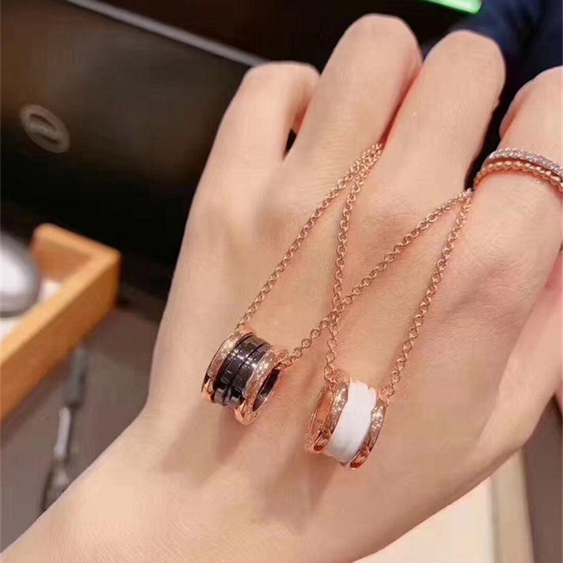 Original Brand Necklace Thin Waist Ceramic Necklace Female Spring Necklace Luxury Jewelry Christmas