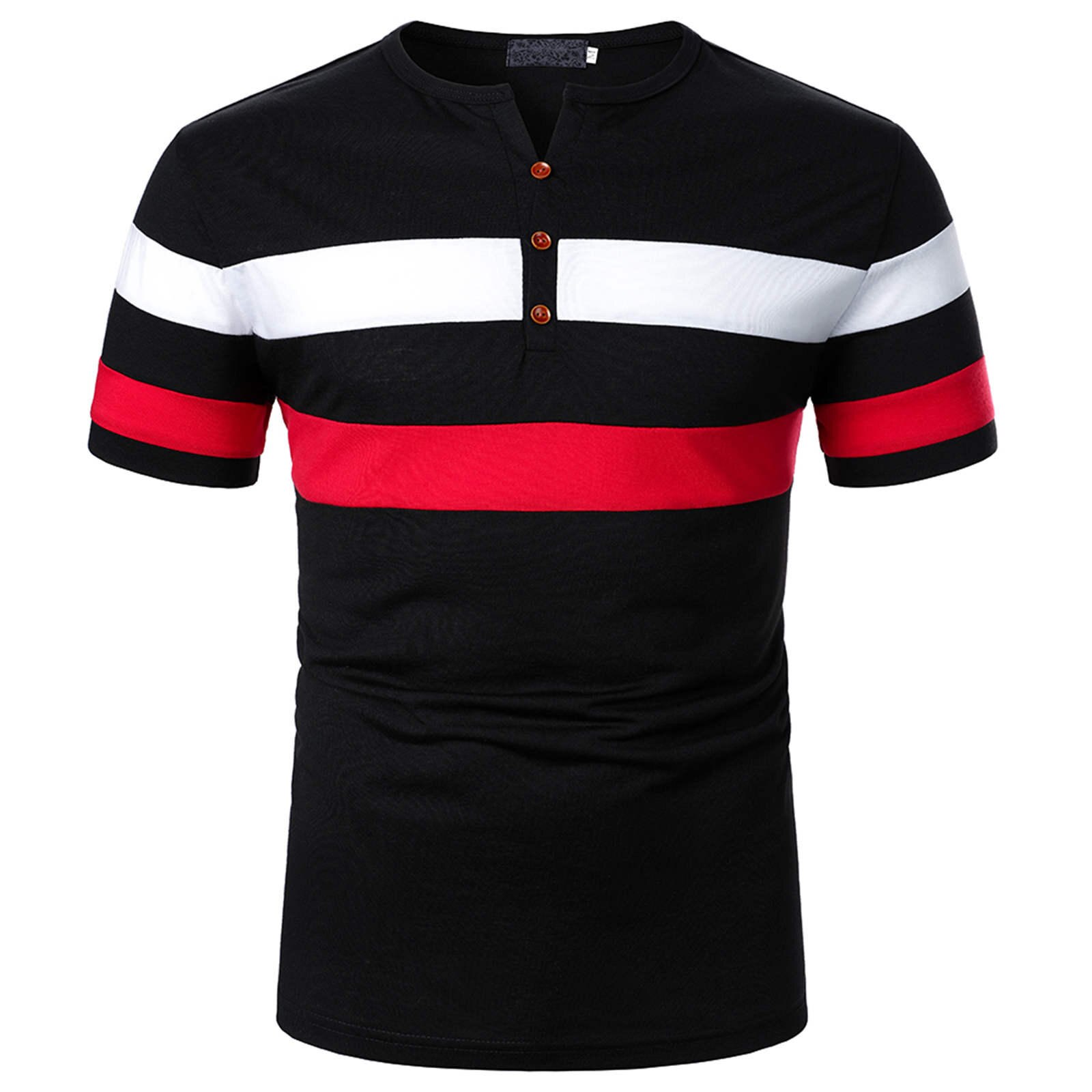 Men's Polo Shirt Casual Short-Sleeved Polo Shirt Men's Printing Casual Spring and Summer Polo Shirt