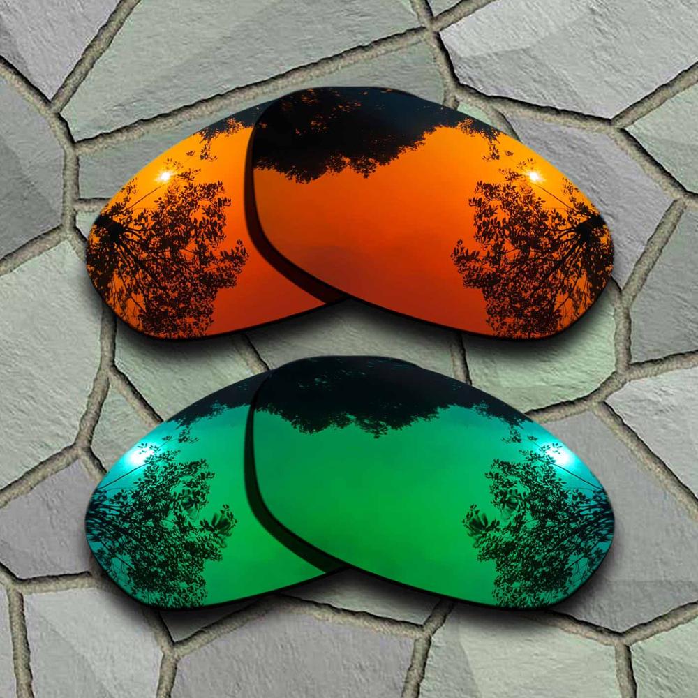 Sonnenbrille Polarisierte Ersatz Linsen für Oakley Zwanzig XX -Sorten: rot-Jade Grün