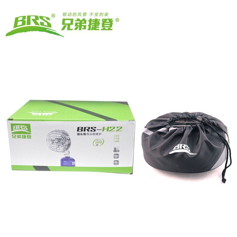 Brs Draagbare Gasfornuis Verwarming Kachel Dubbele Hoofd Infrarood Ray Warmer Outdoor Heater Winter Vissen Camping Drogen Kleding