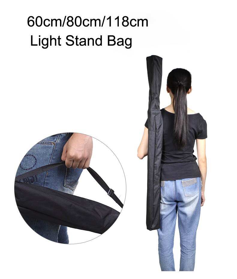 Meking-trípode con soporte para luz , 60cm/80cm/118cm, equipo de paraguas, bolsa, cubierta de Estuche de transporte, equipo fotográfico