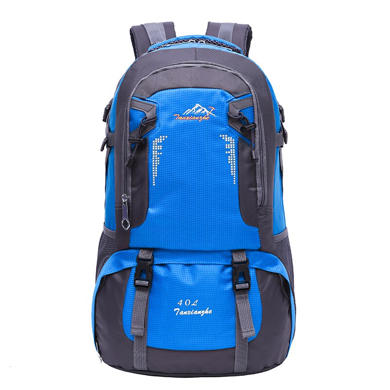 40L & 60L Wandern Rucksack Klettern Wandern Angeln Sport Tasche Wasserdichte Bergsteigen Camping Reise Rucksäcke: Blau 40L