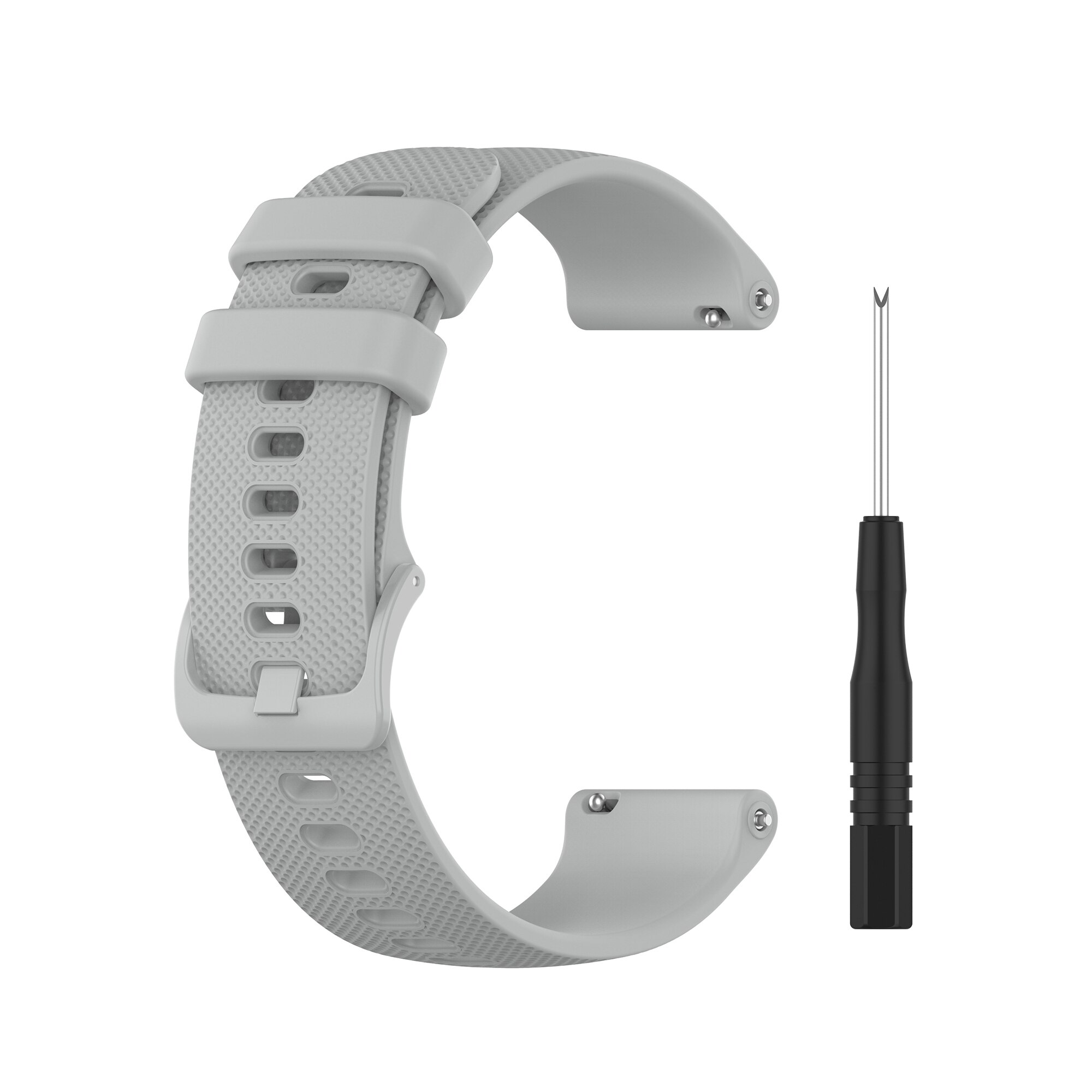 Garminille 745 hihnat urheilu silikonikello ranneke garmin forerunner 745 vaihtorannekoru rannehihna älykkäät tarvikkeet: Harmaa
