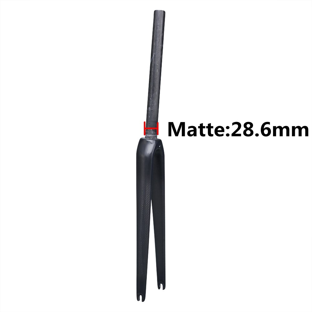Carbon Fibre Racefiets Voorvork Fietsen Onderdelen 700C Stuurbuis Diameter 25.4Mm 28.6Mm: Matte - 28.6mm