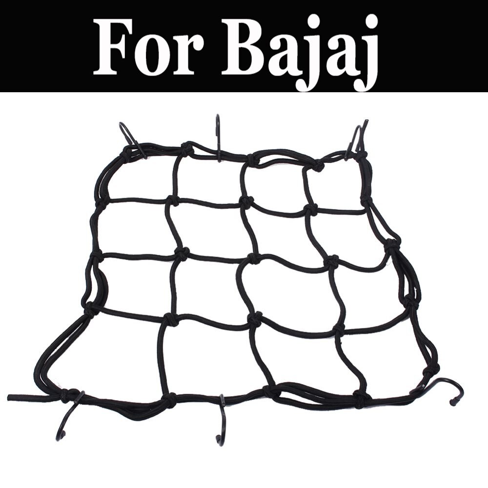 Bungee Cord Cargo Net Motorcycle Helmet Mesh Storage Tie For Bajaj Avenger 220 Dts-I Discover 100 125 150 Platina 100 Cc