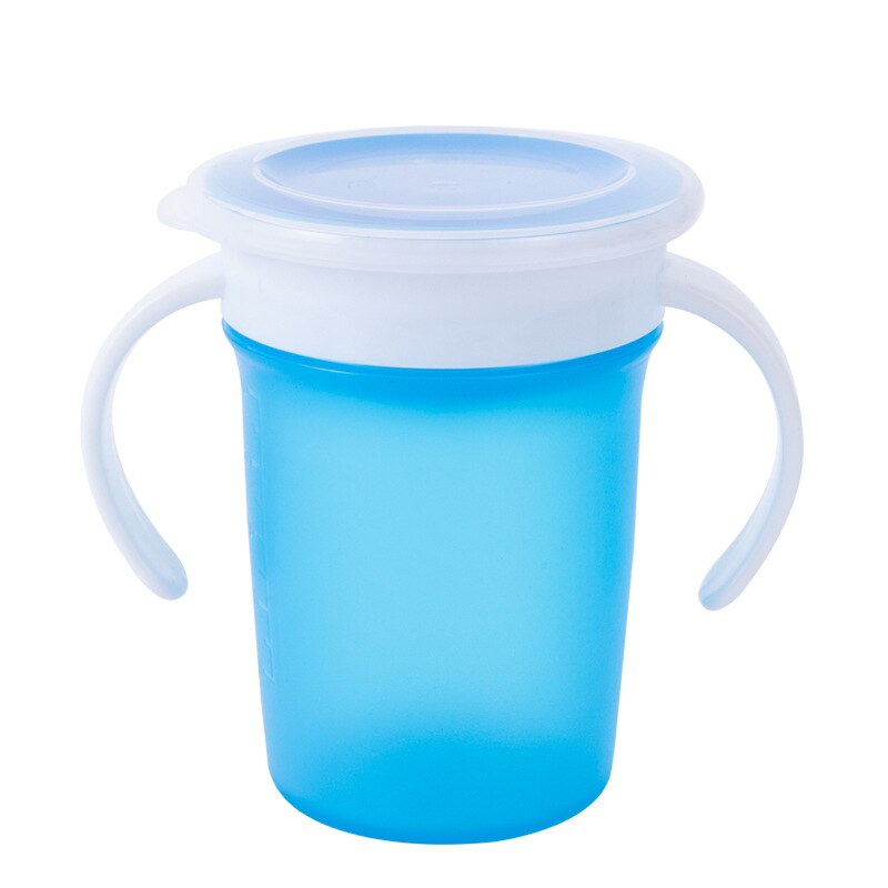 Tasse magique d&#39;apprentissage pour bébé, peut être tournée à 360 degrés, gobelet étanche pour enfant, bouteille d&#39;eau de 260ML