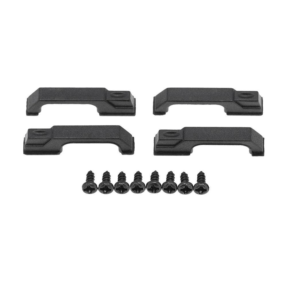 Türscharniere Haubengrill Türgriffe Motorabdeckung Scharnier Tankdeckel für 1:10 1/10 RC Raupe Auto TRX-4 TRX4 Verteidiger D90 Teile: Gelb