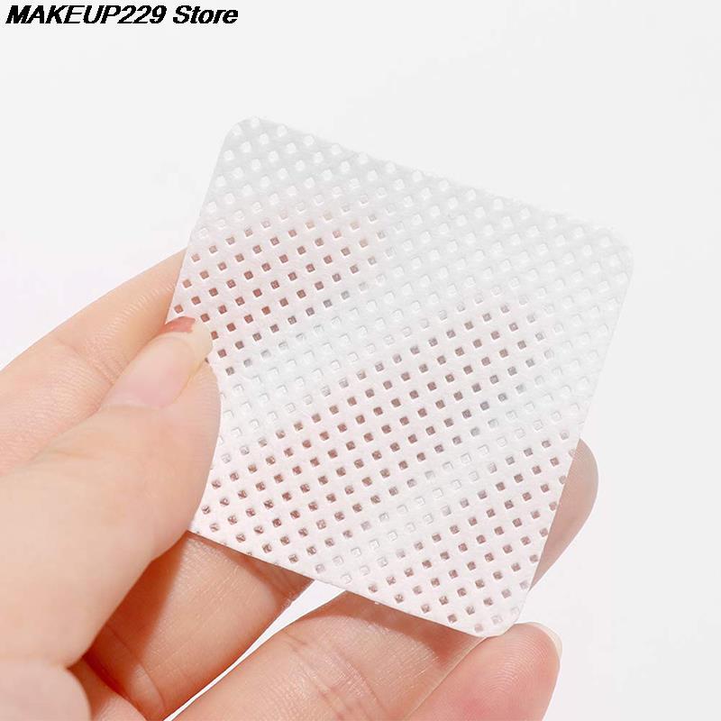 Toallitas quitaesmalte de uñas sin pelusa, Gel artístico, limpiador de puntas, herramienta de manicura, 100 Uds.