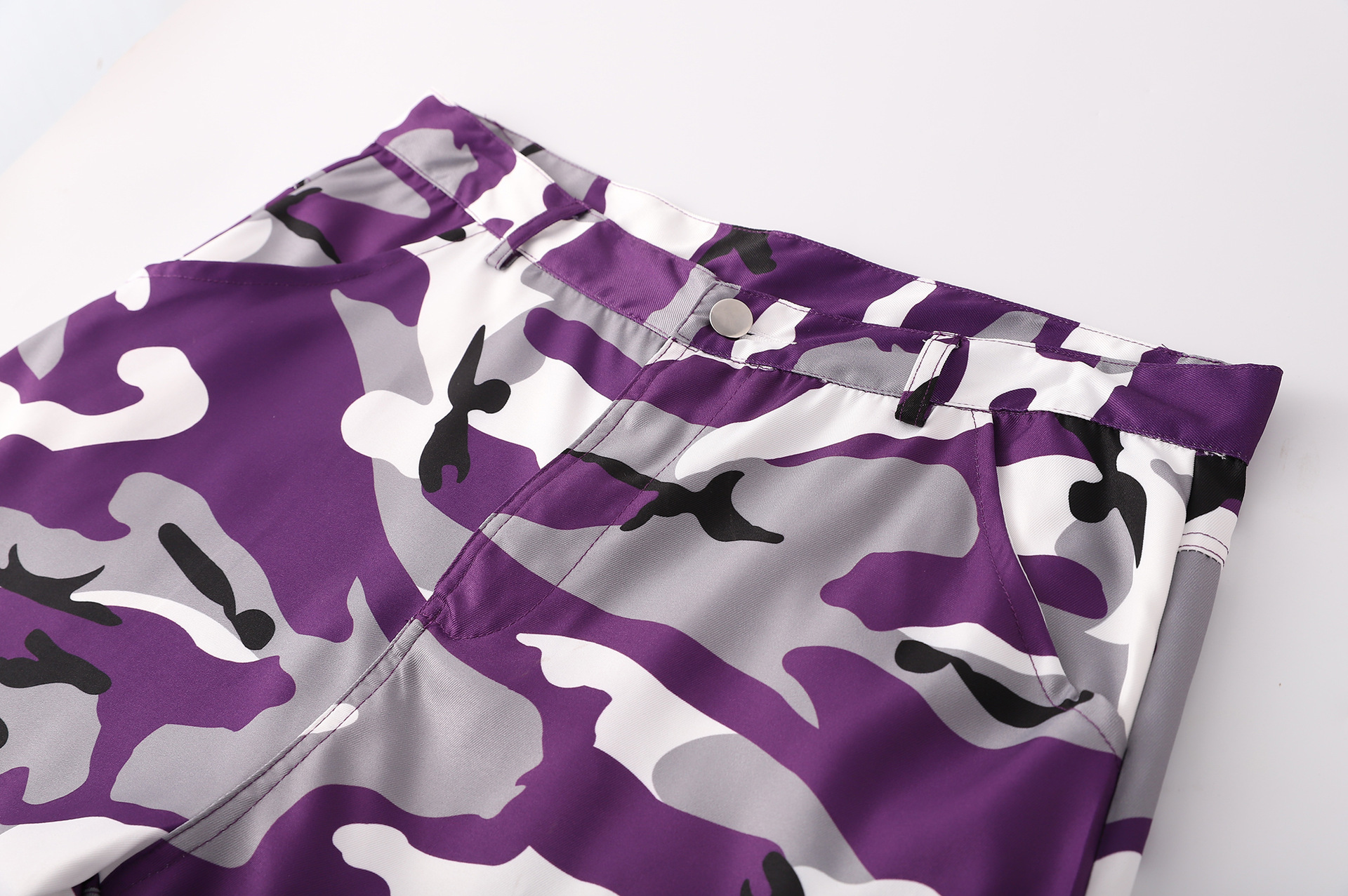 Wish's camouflage workwear denim casual pants Harlan pants